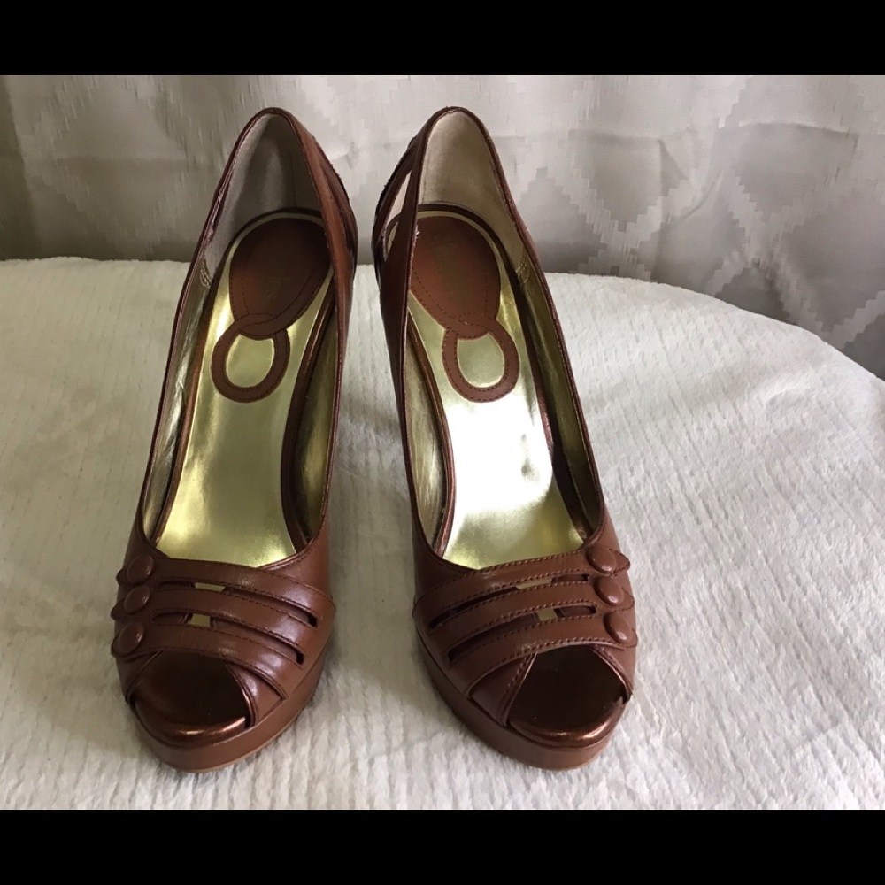 Charles By Charles David Peep Toe Stiletto Pumps